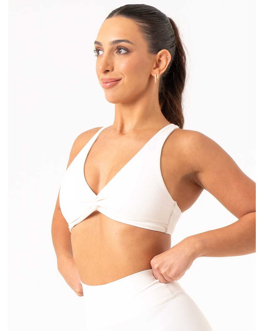 αθλητικό σουτιέν Ryderwear Nkd Knot - εκρού