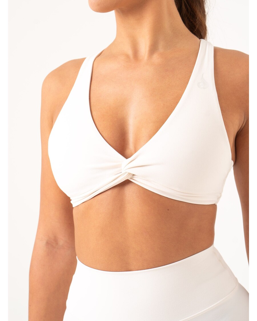 αθλητικό σουτιέν Ryderwear Nkd Knot - εκρού