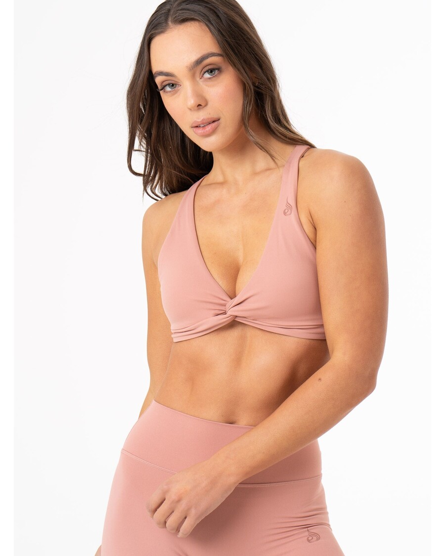 Ryderwear Nkd ノット スポーツブラ - ダスティ ピンク