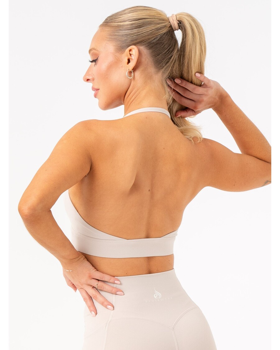 Спортен сутиен с халтер Ryderwear Nkd - пясък