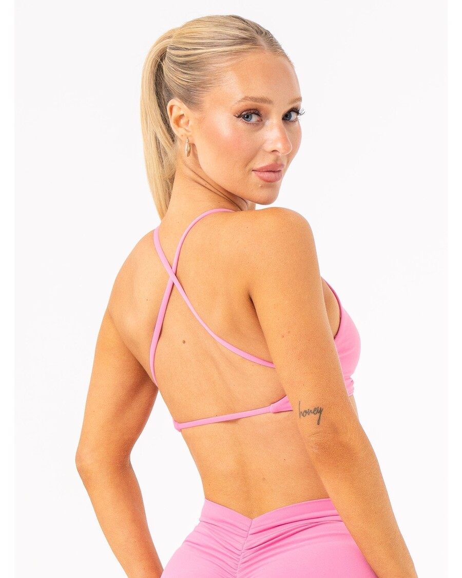 Спортен сутиен Ryderwear Nkd Twist - розов