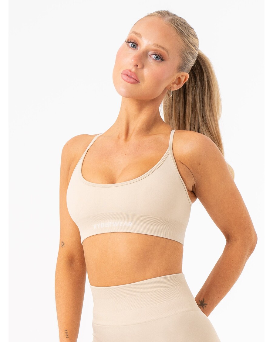 Reggiseno Sportivo Senza Cuciture Ryderwear Lift 2.0 - Sabbia