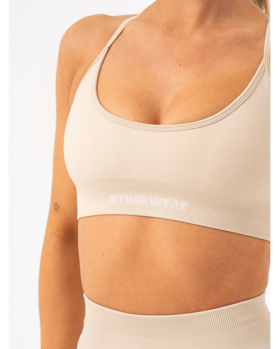 Reggiseno Sportivo Senza Cuciture Ryderwear Lift 2.0 - Sabbia