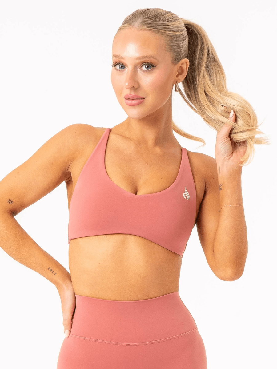 Ryderwear Nkd Embody Sports Crop - ורוד אבק