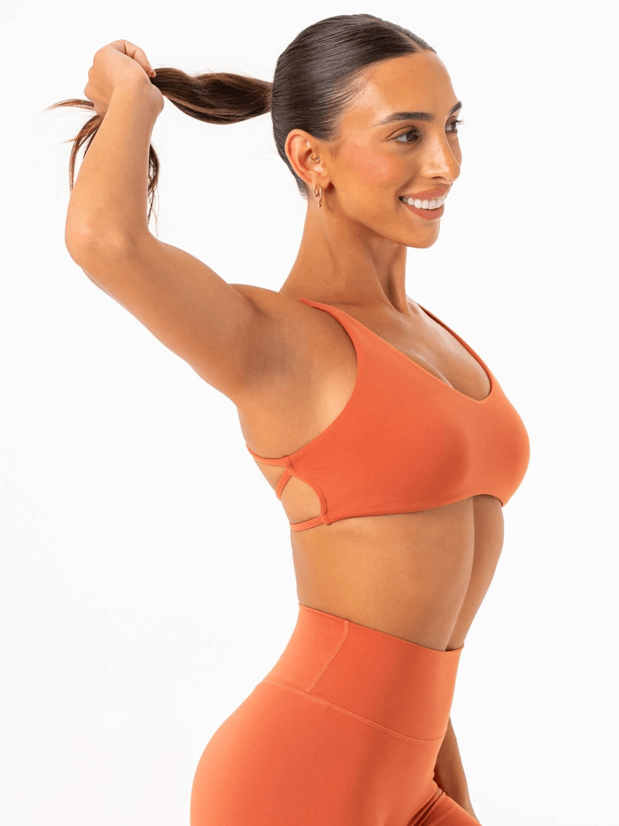 Ryderwear Nkd Embody スポーツ クロップ - テラコッタ