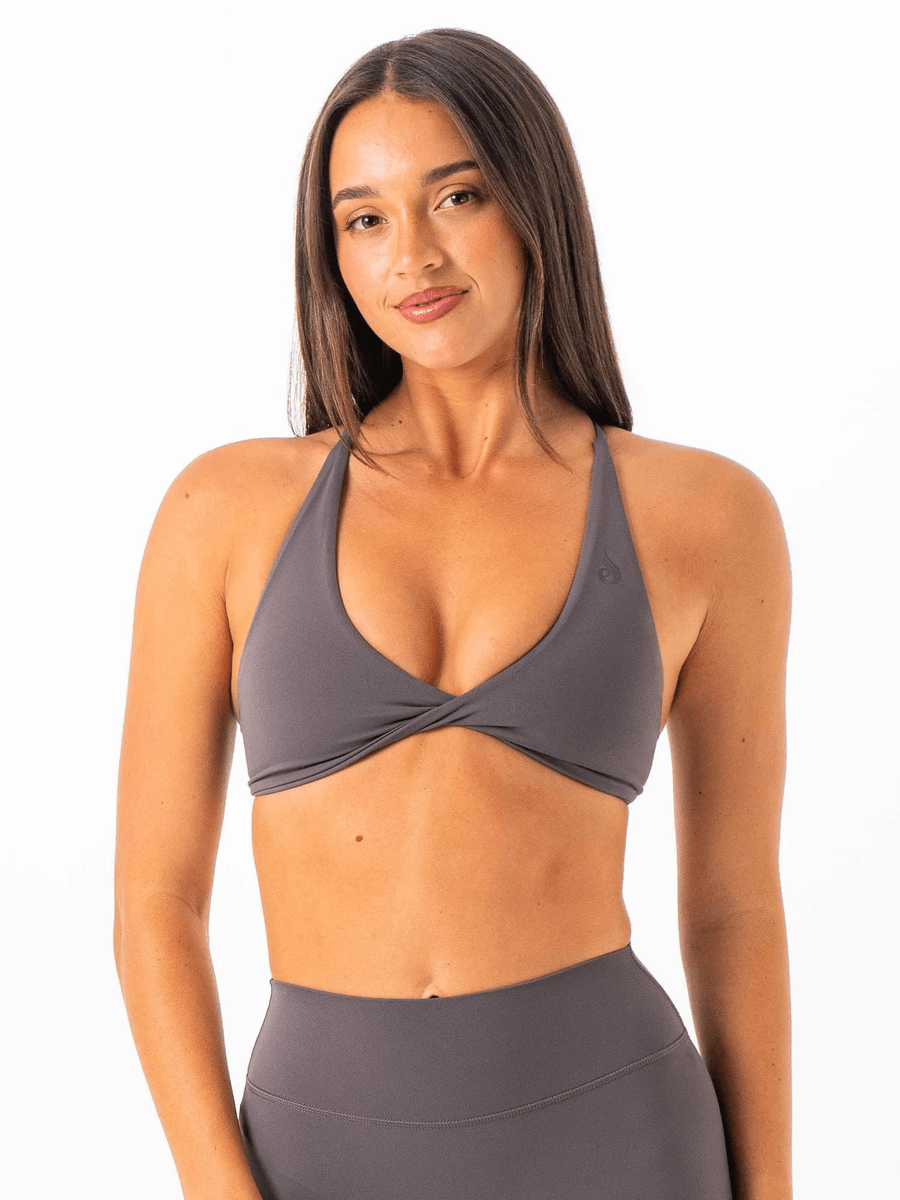 Ryderwear Nkd Twist Sports Bra - Trøffel