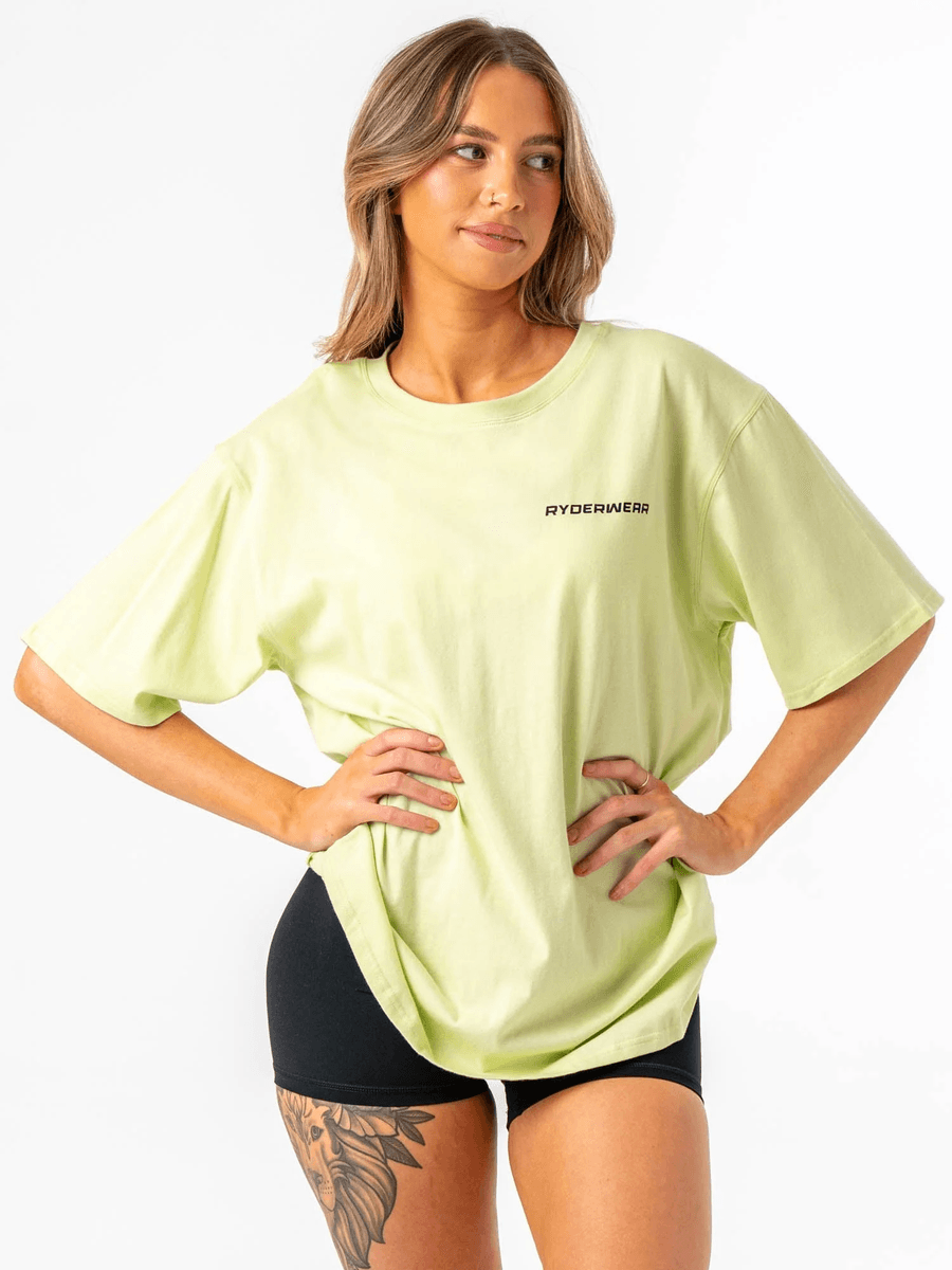 Ryderwear Energy Oversized T-Shirt - Lime