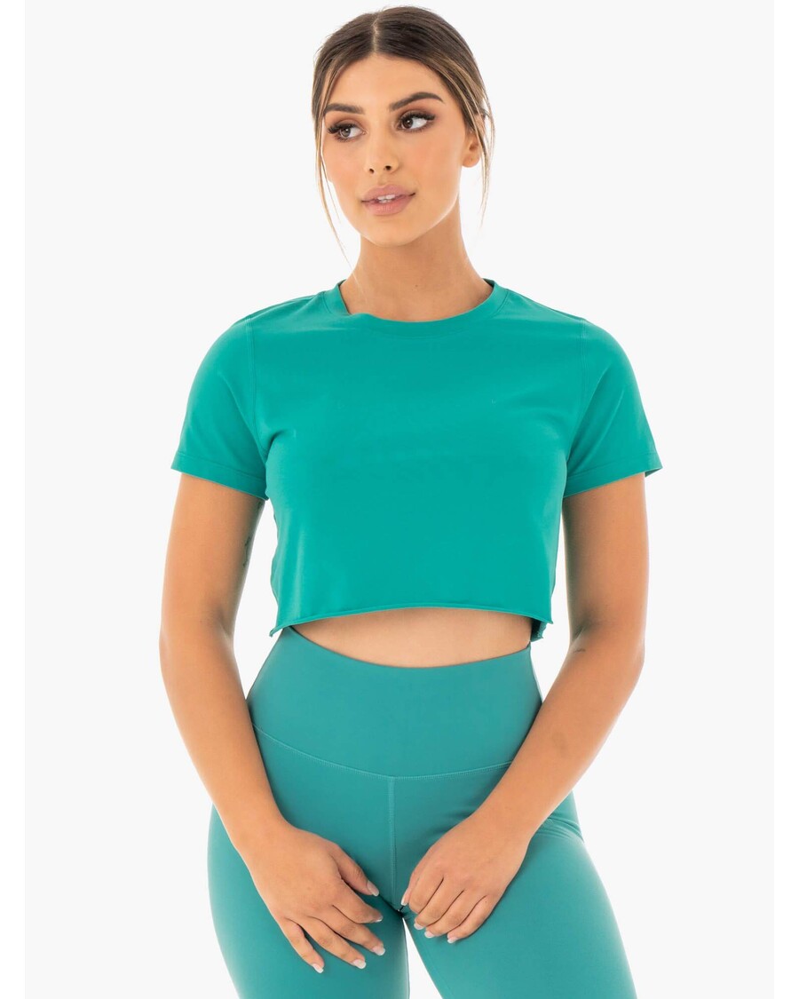 Ryderwear Motion Cropped T-Shirt - Teal