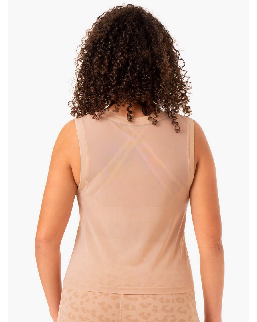 Ryderwear Ultra Mesh Tank - Tan