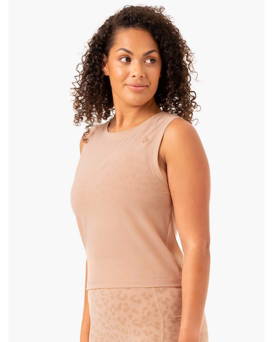 Ryderwear Ultra Mesh Tank - Tan