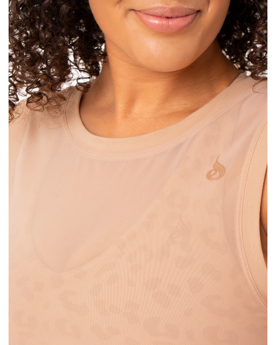 Ryderwear Ultra Mesh Tank - Tan