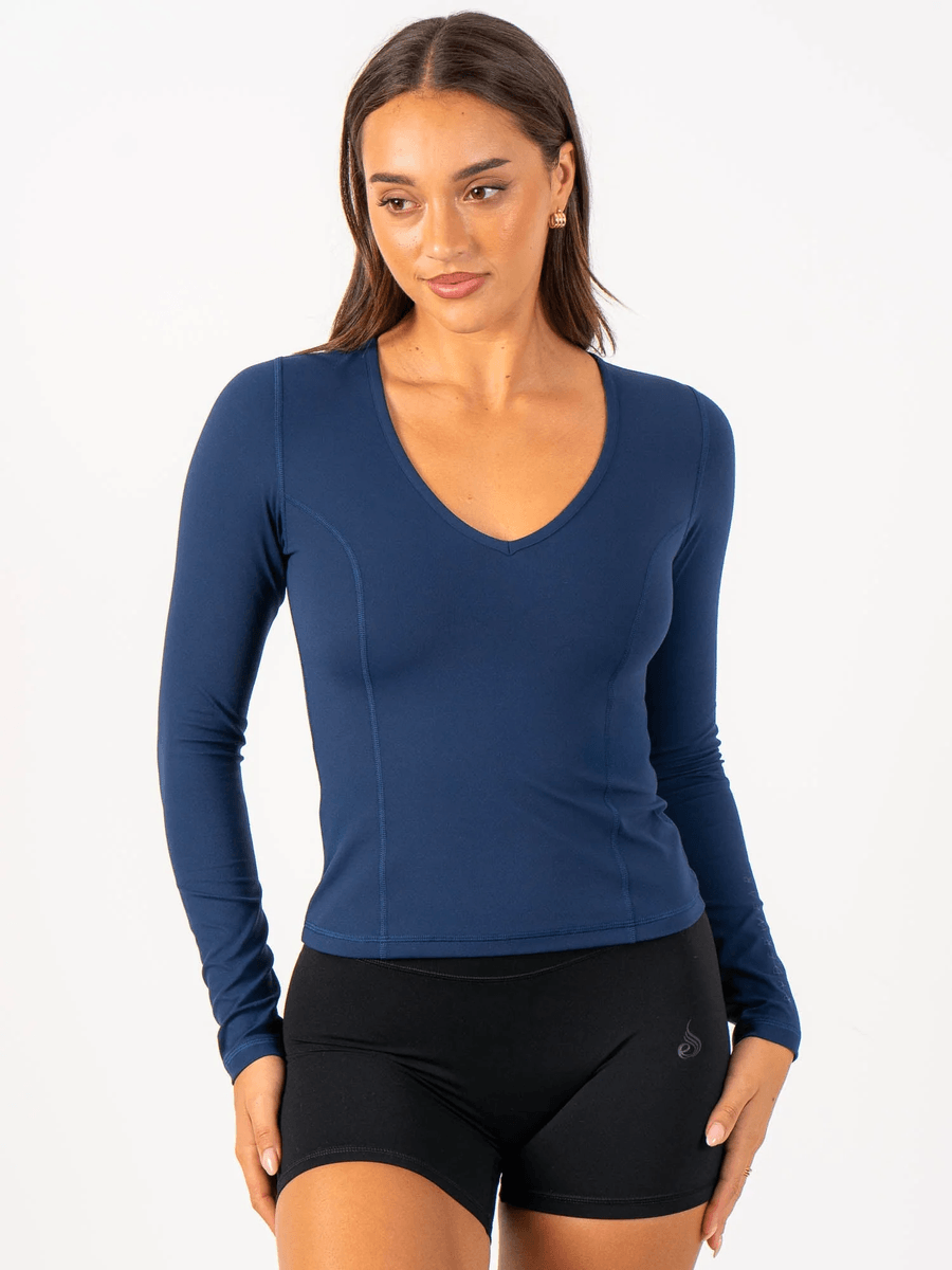 Ryderwear NKD Align Long Sleeve Training Top - Navy