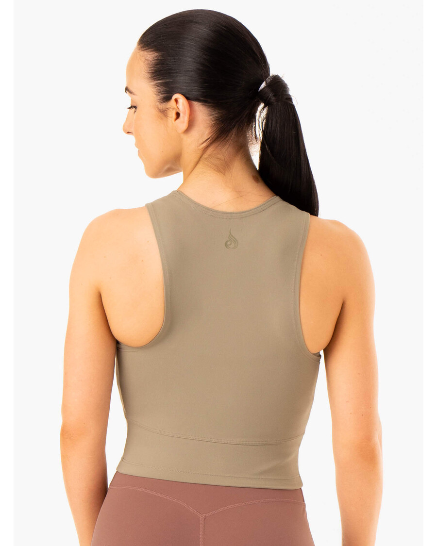 Ryderwear NKD Refine Tank - Khaki