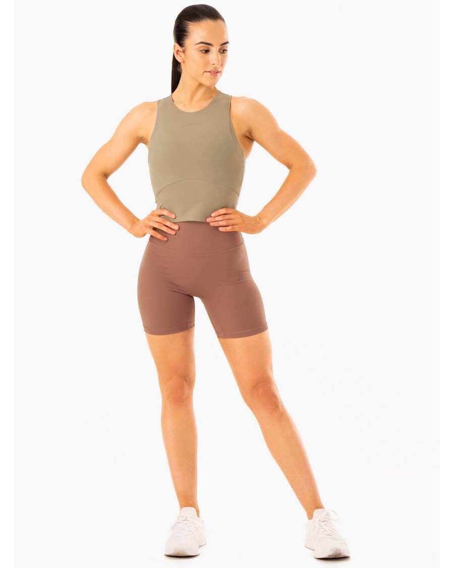 Ryderwear NKD Refine Tank - Khaki