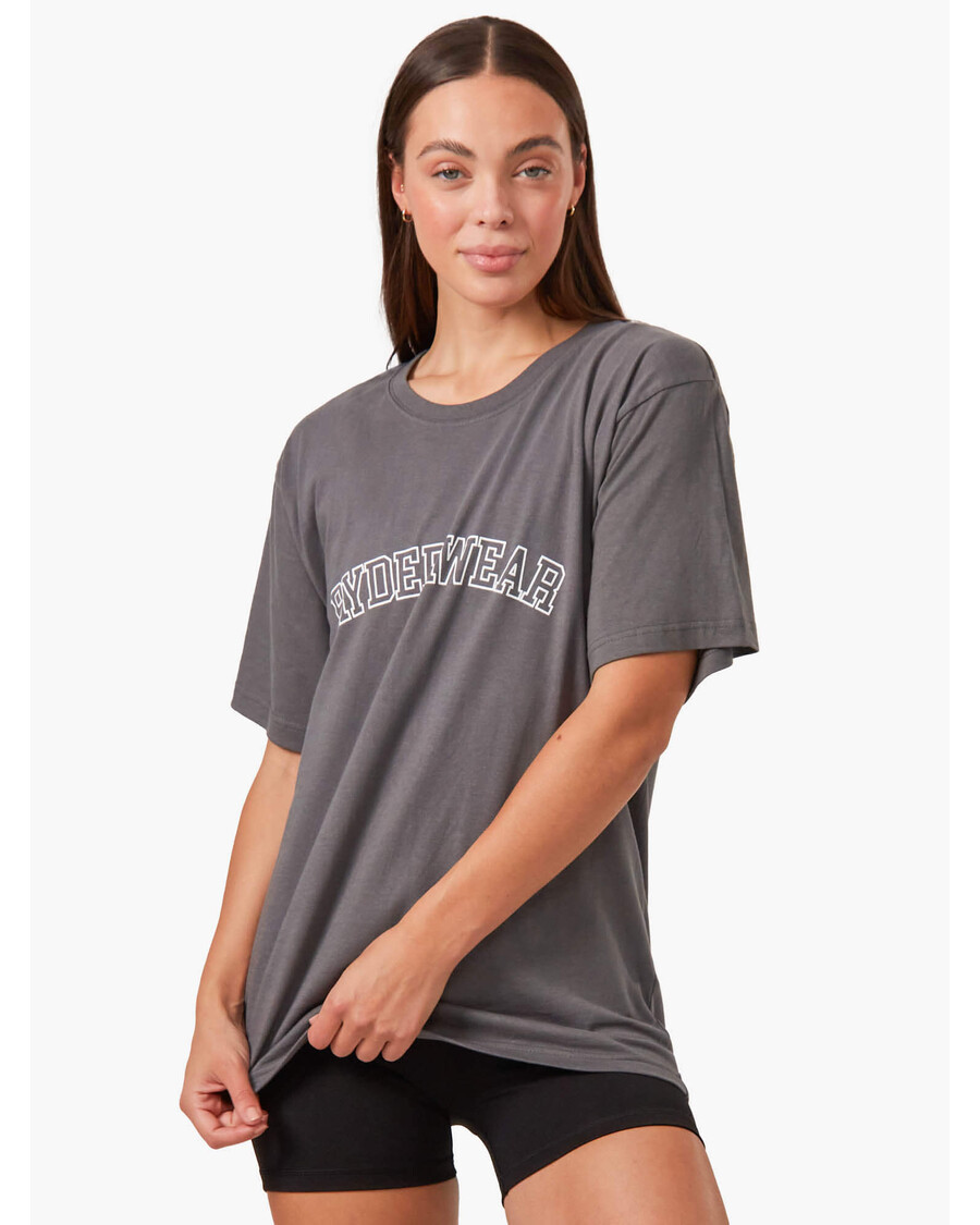 חולצת טי אוברסייז של Ryderwear - פחם