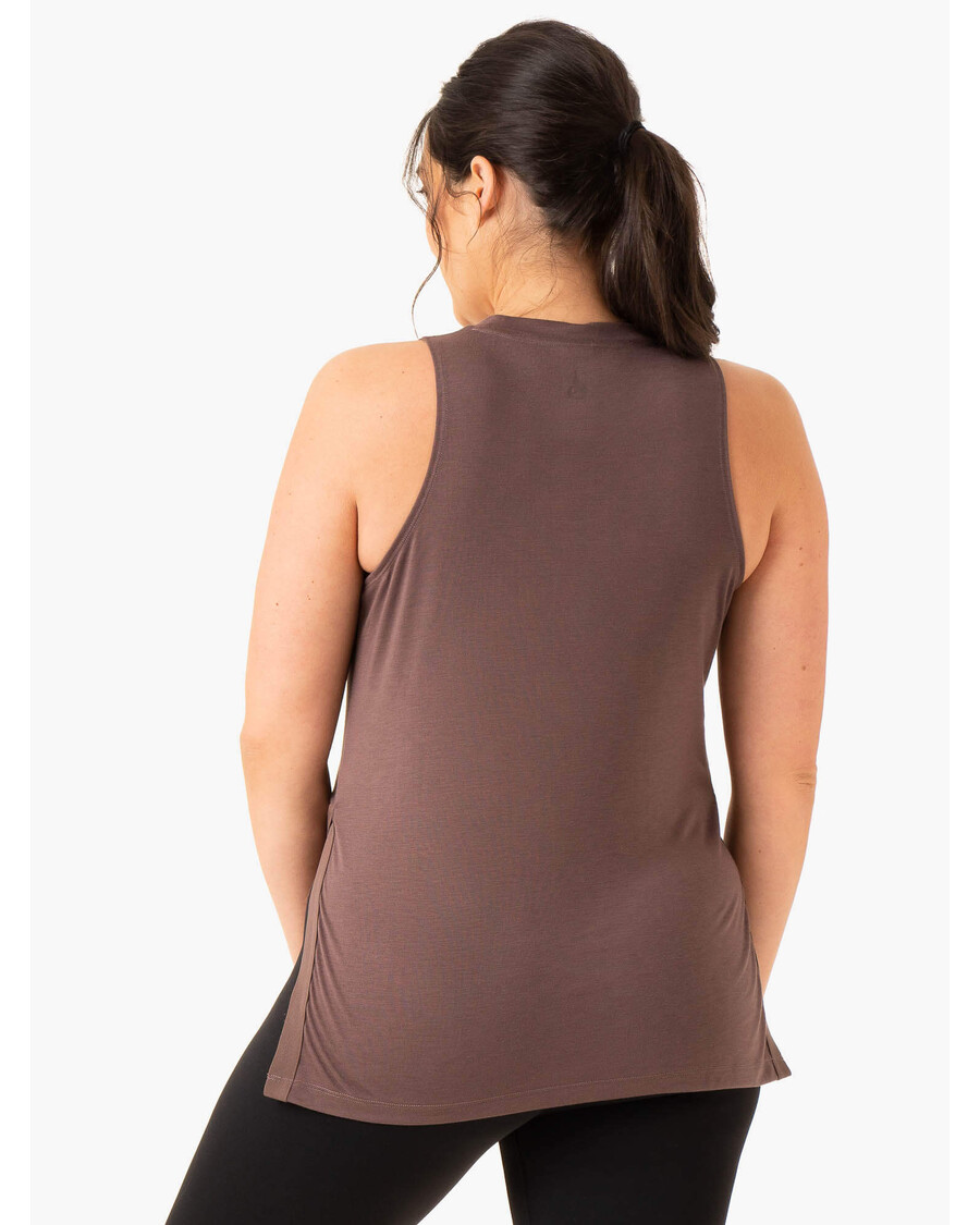Ryderwear Active Bump Tank - Chocolate