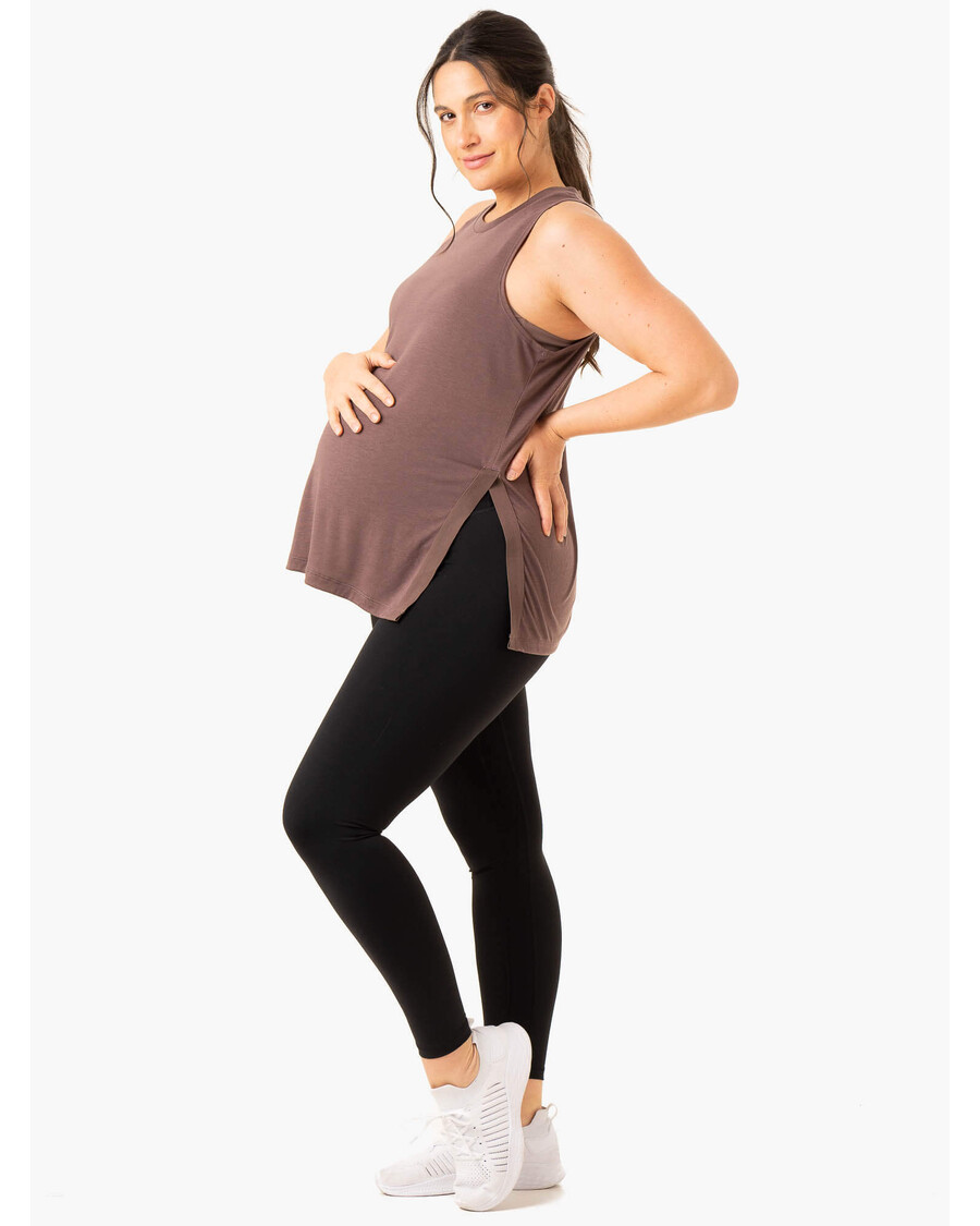 Ryderwear Active Bump Tank - Chocolate