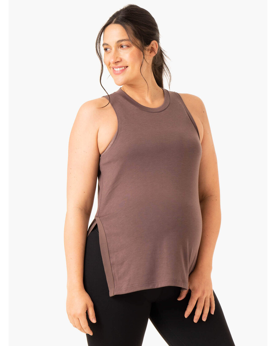 Ryderwear Active Bump Tank - Chocolate