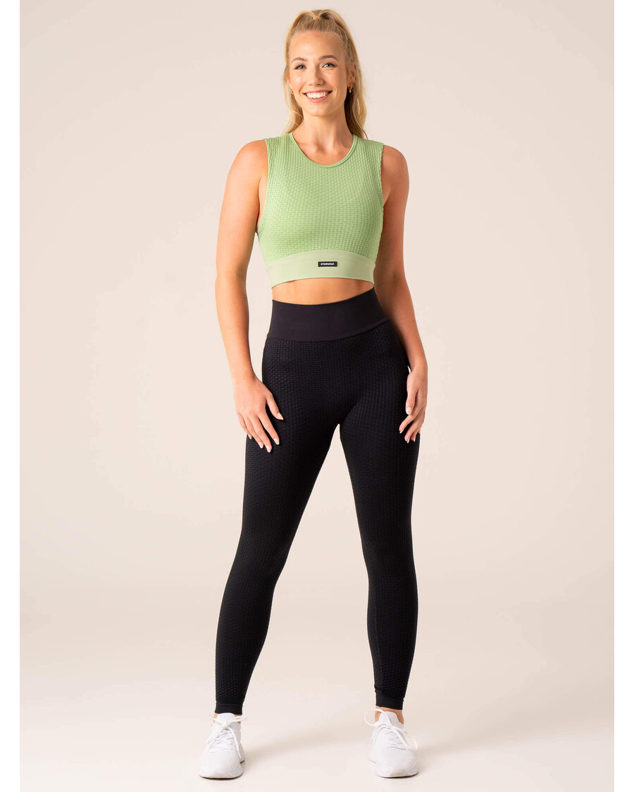 Ryderwear Honeycomb Seamless Tank - Sage