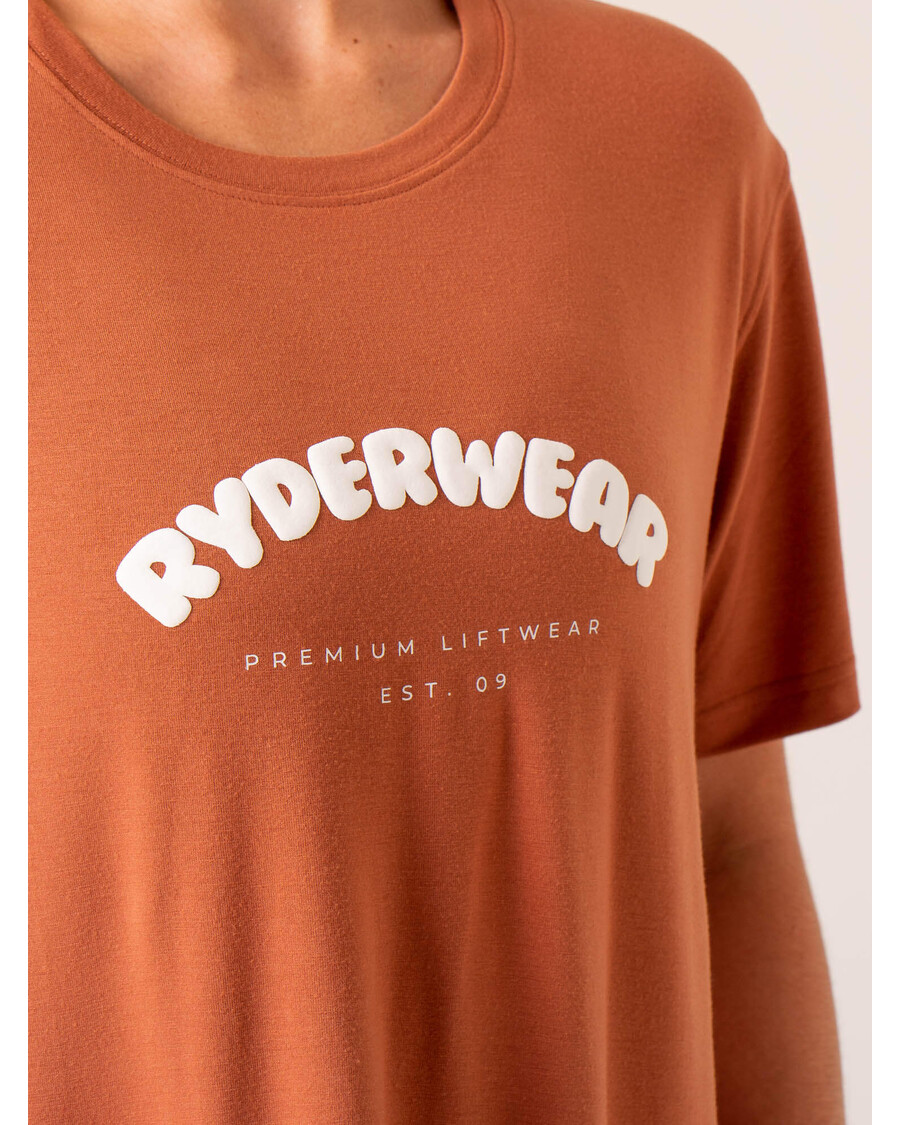 Ryderwear Off Side Longline T-Shirt - Mocha