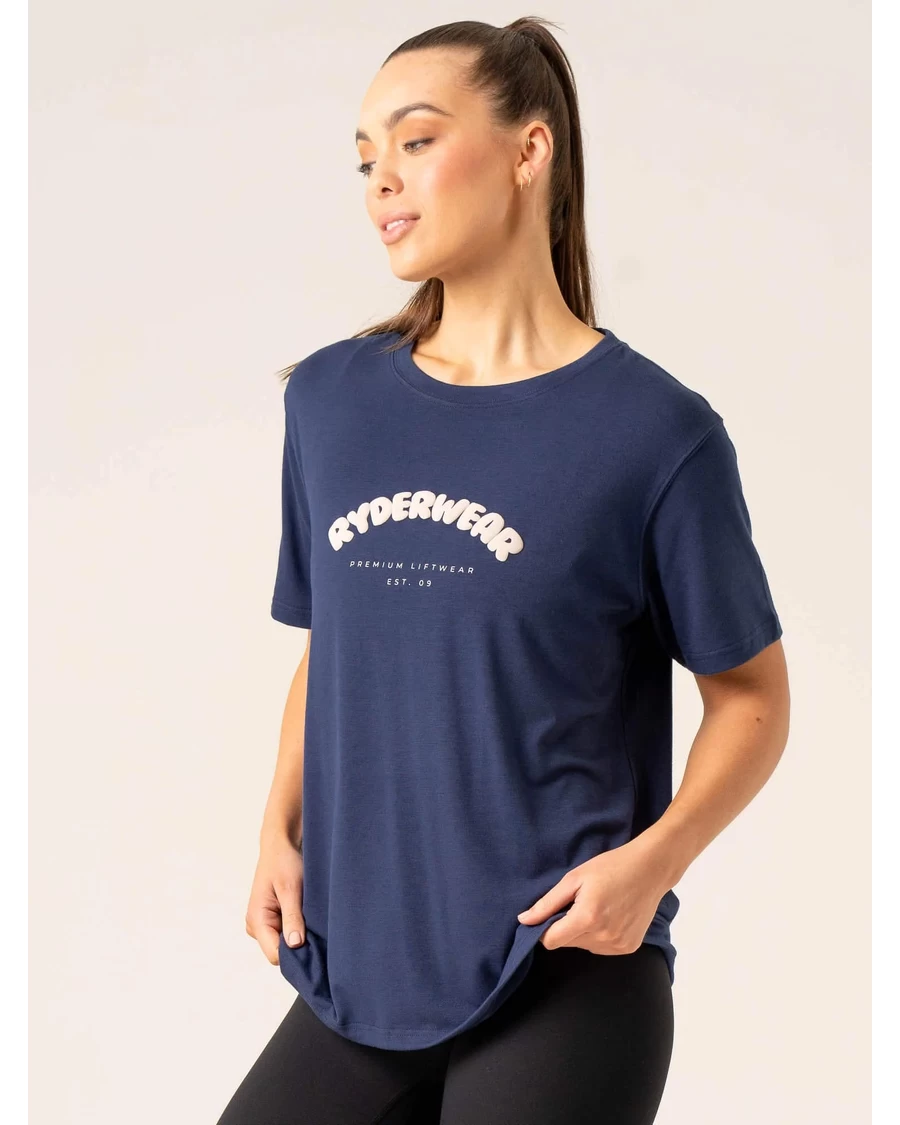 Ryderwear Off Side Langline T-skjorte - Marine