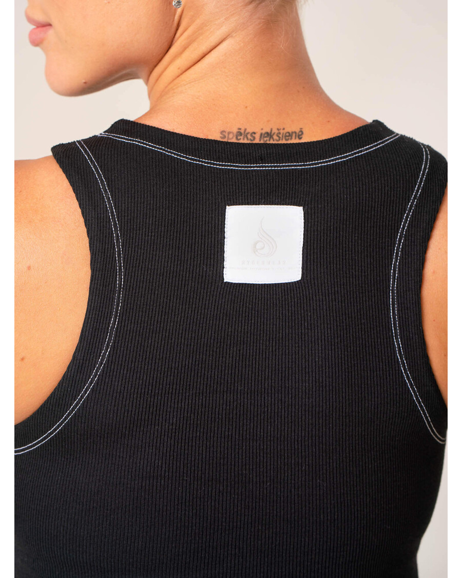 Ryderwear Stride Rib Tank - Black