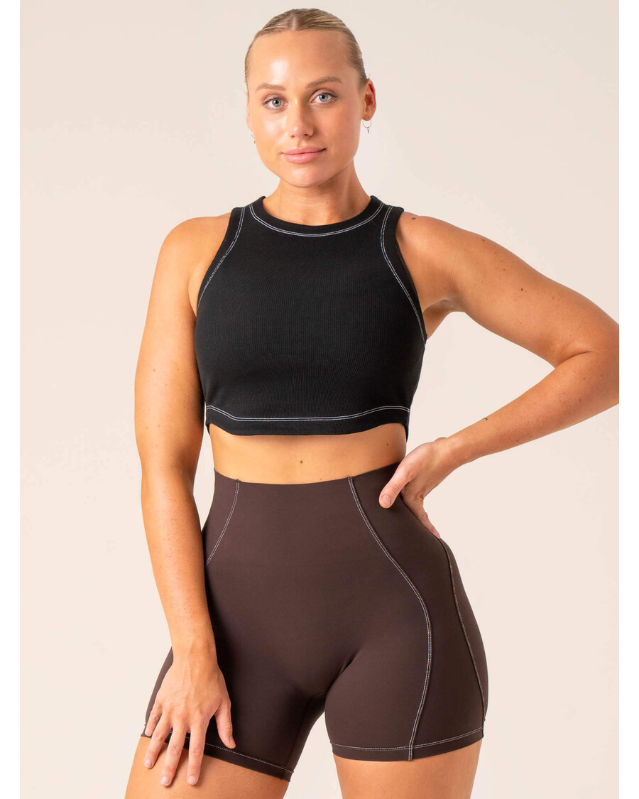 Ryderwear Stride Rib Tank - Black