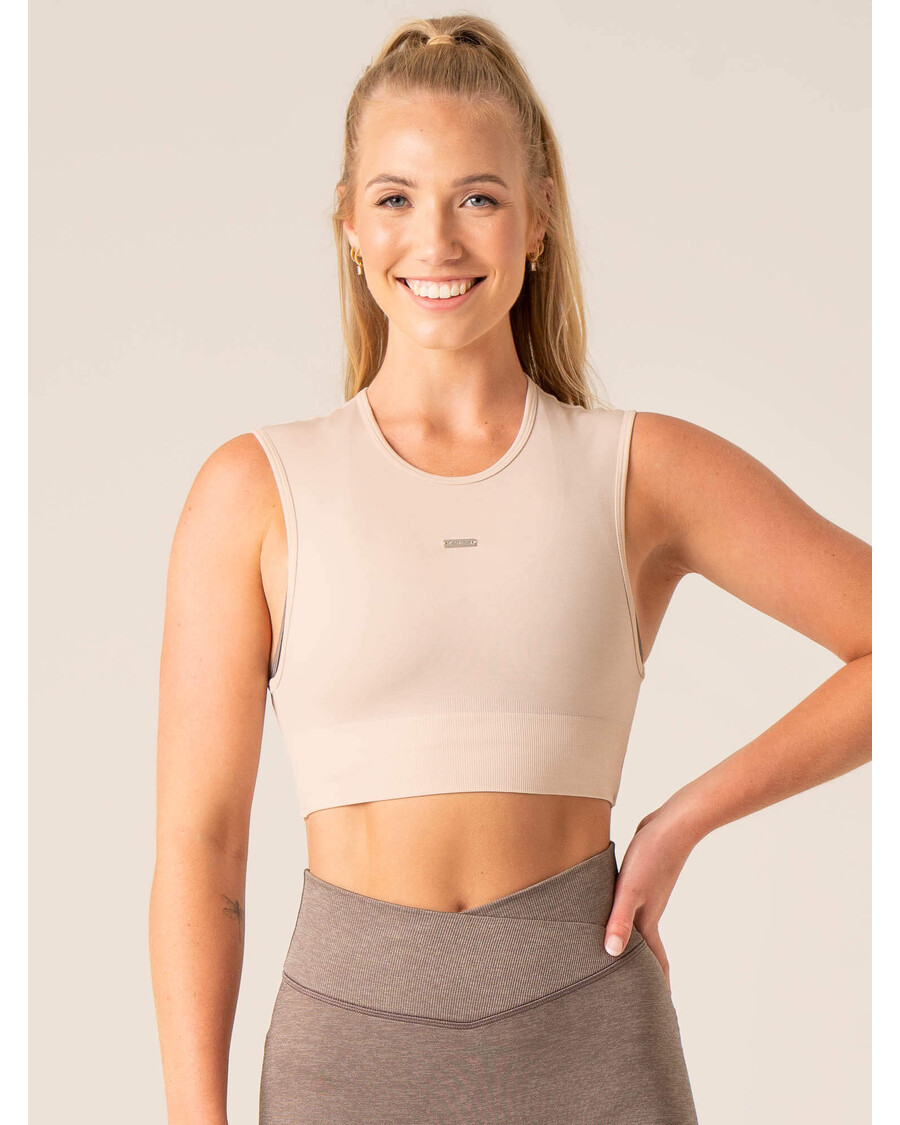 Ryderwear Focus Seamless Tank - Chalk Marl