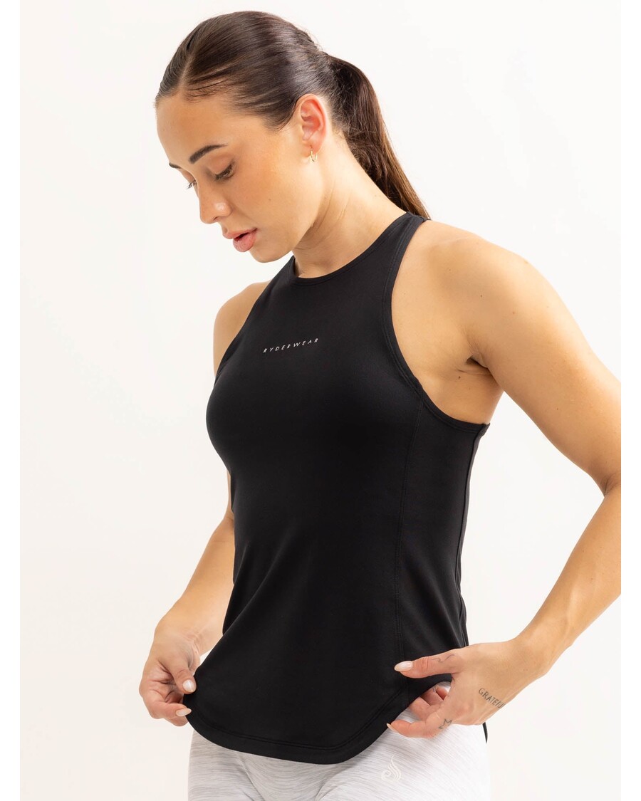 Ryderwear Soft Tech Slim Fit Tank - Black