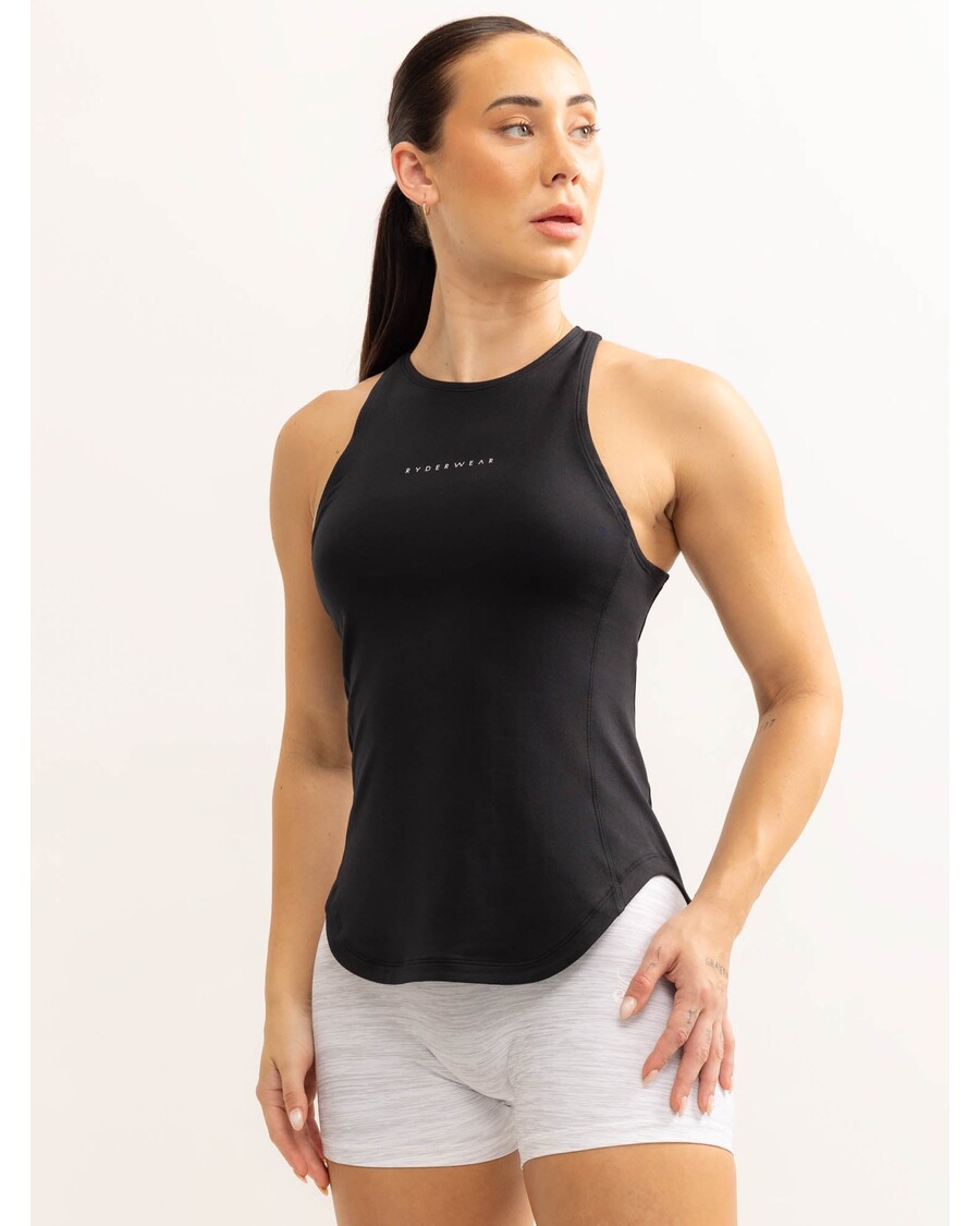 Ryderwear Soft Tech Slim Fit Tank - Black