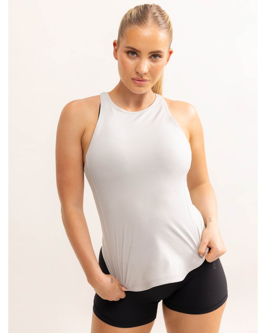 Ryderwear Soft Tech Slim Fit Tank - Grey Marl