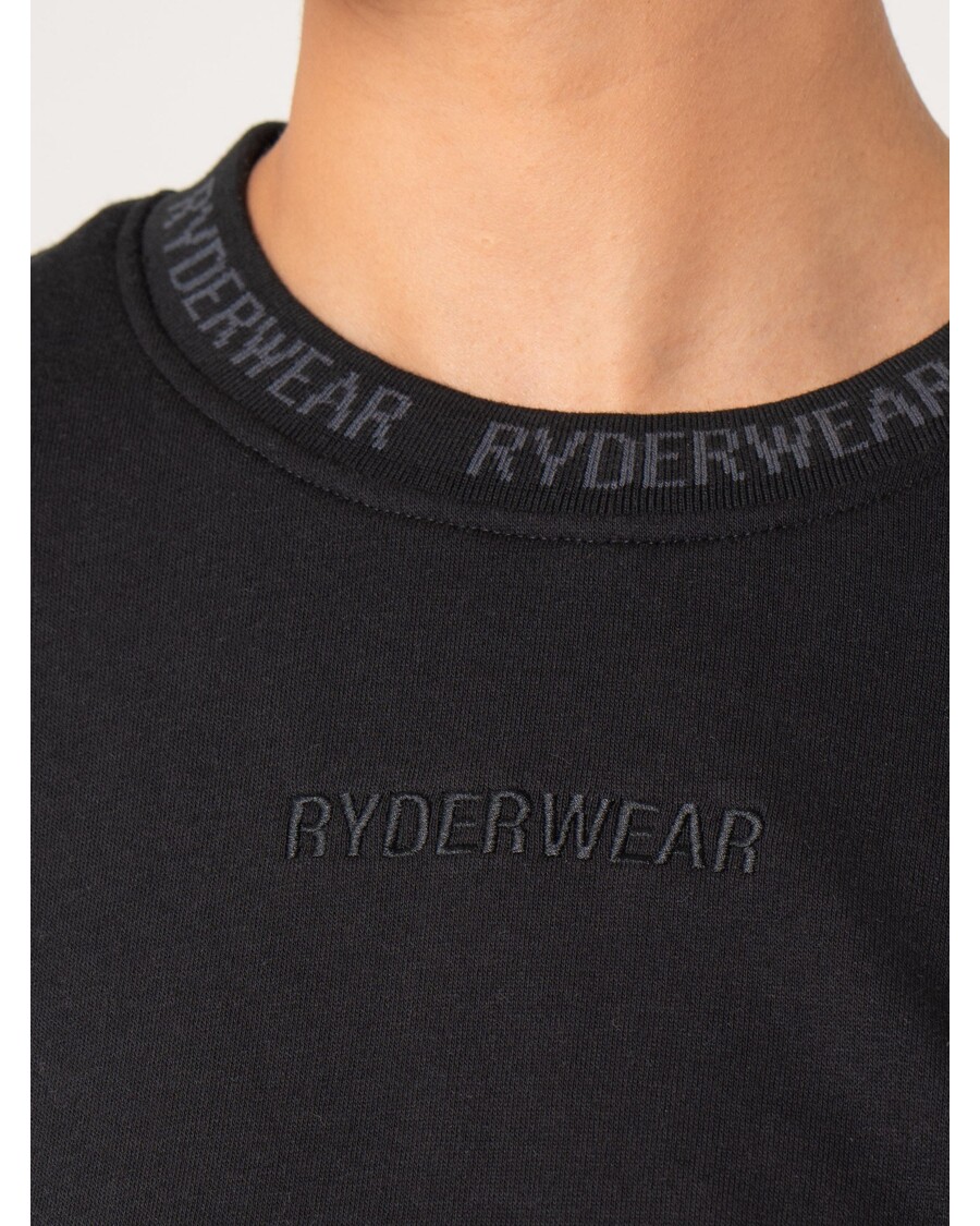 Ryderwear Apgriezts Džemperis - Melns