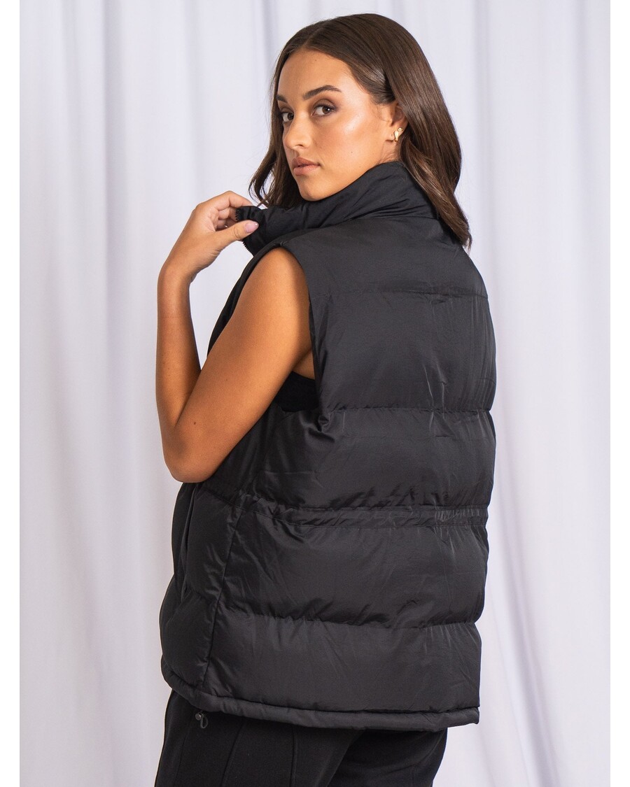 ライダーウェア パファーベスト - ブラック