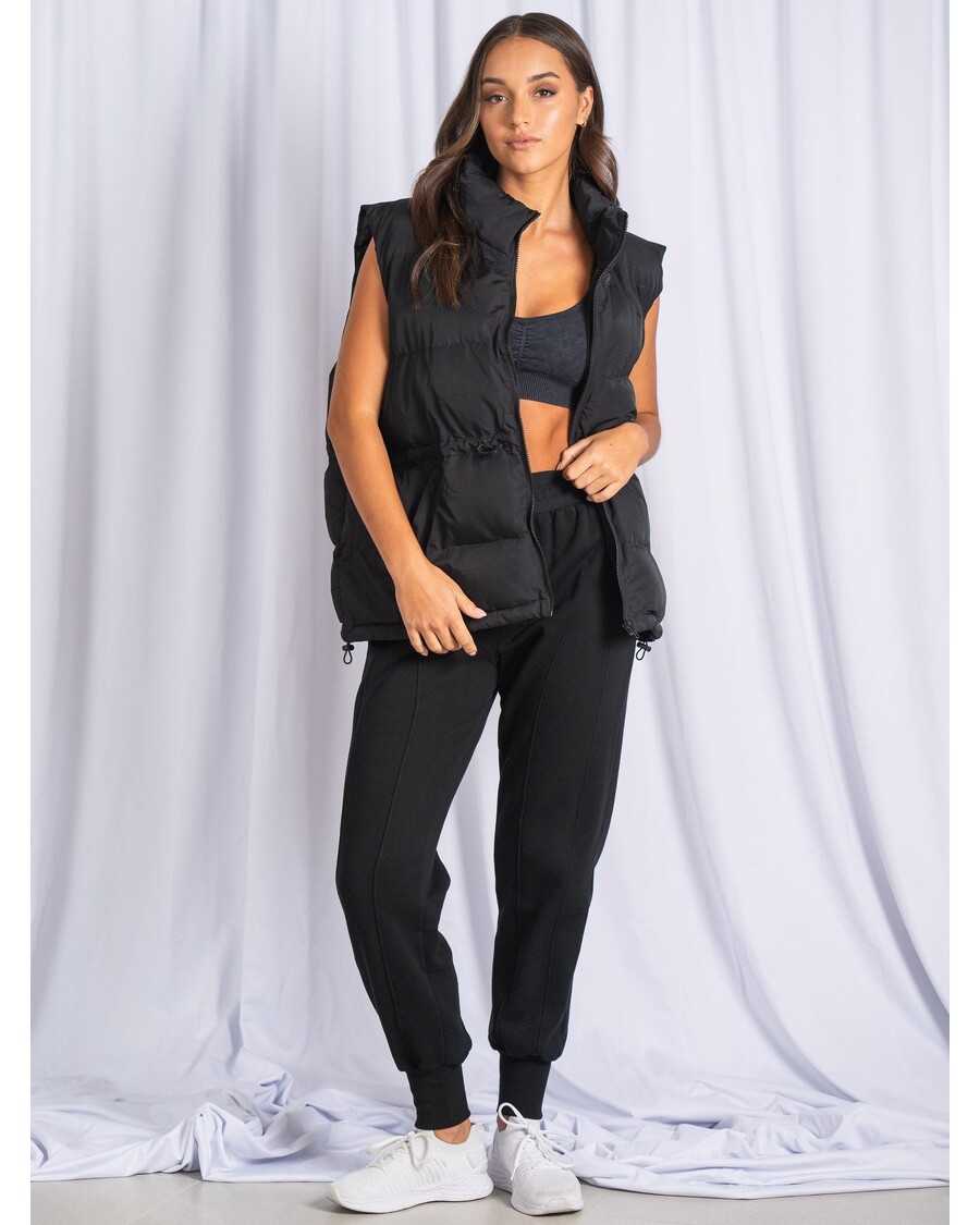 ライダーウェア パファーベスト - ブラック