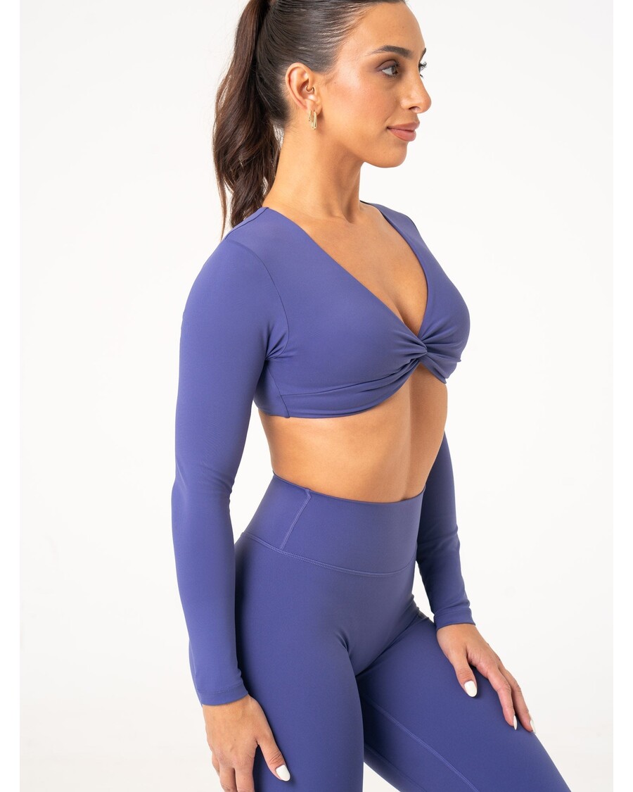 Ryderwear NKD Knot Long Sleeve Top - Indigo