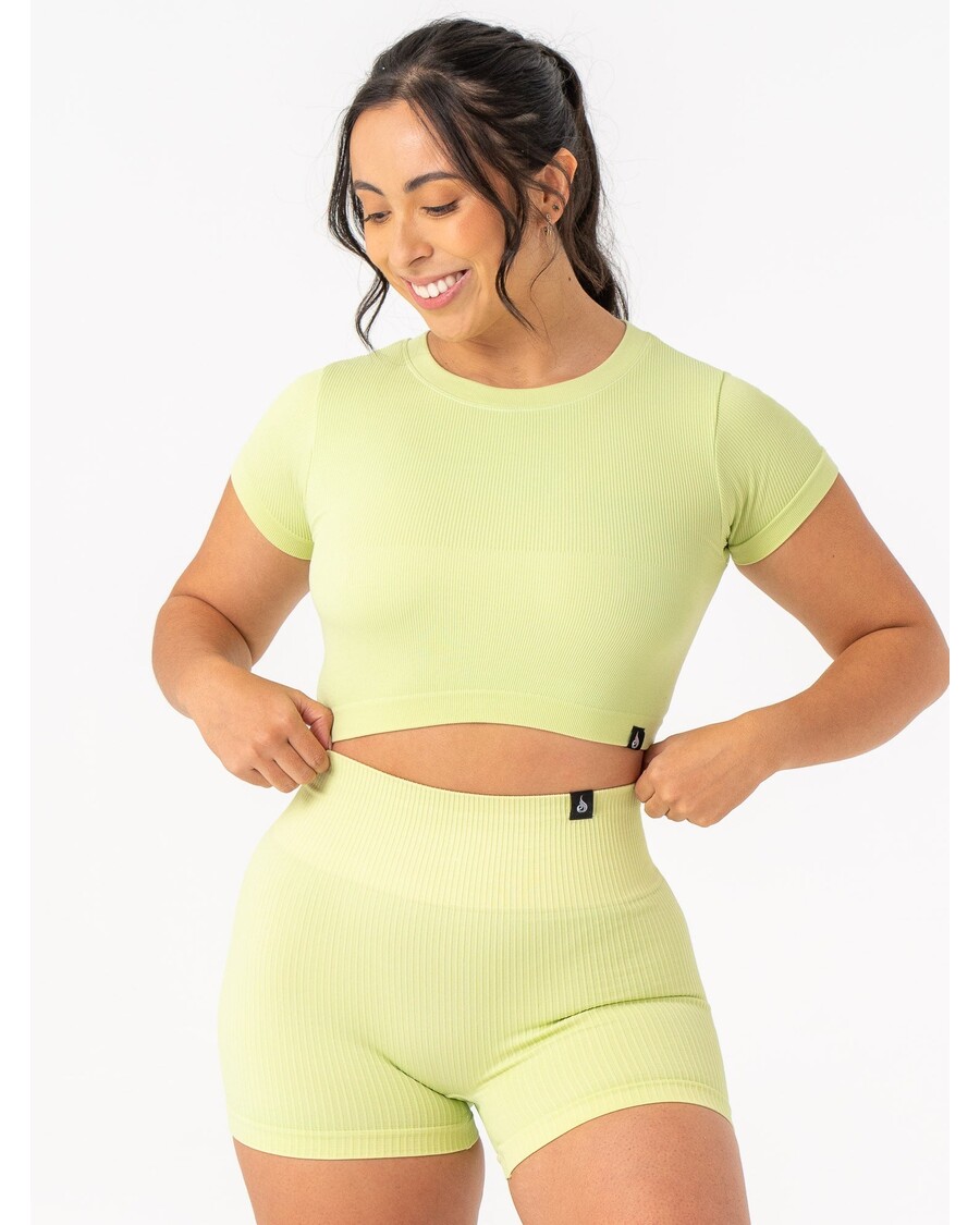 Ryderwear Rib Seamless T-Shirt - Lime