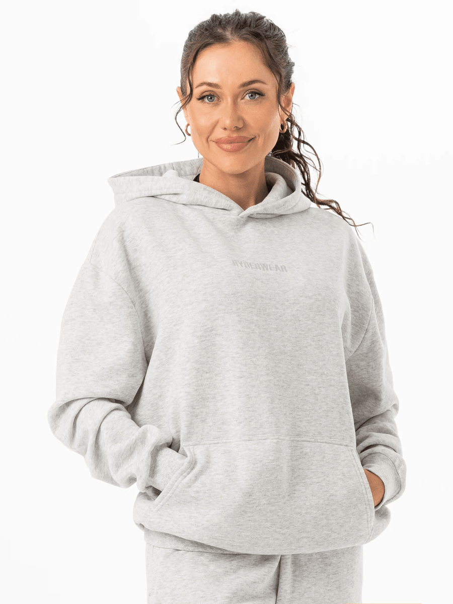 Ryderwear Unisex Hoodie - Snow Marl