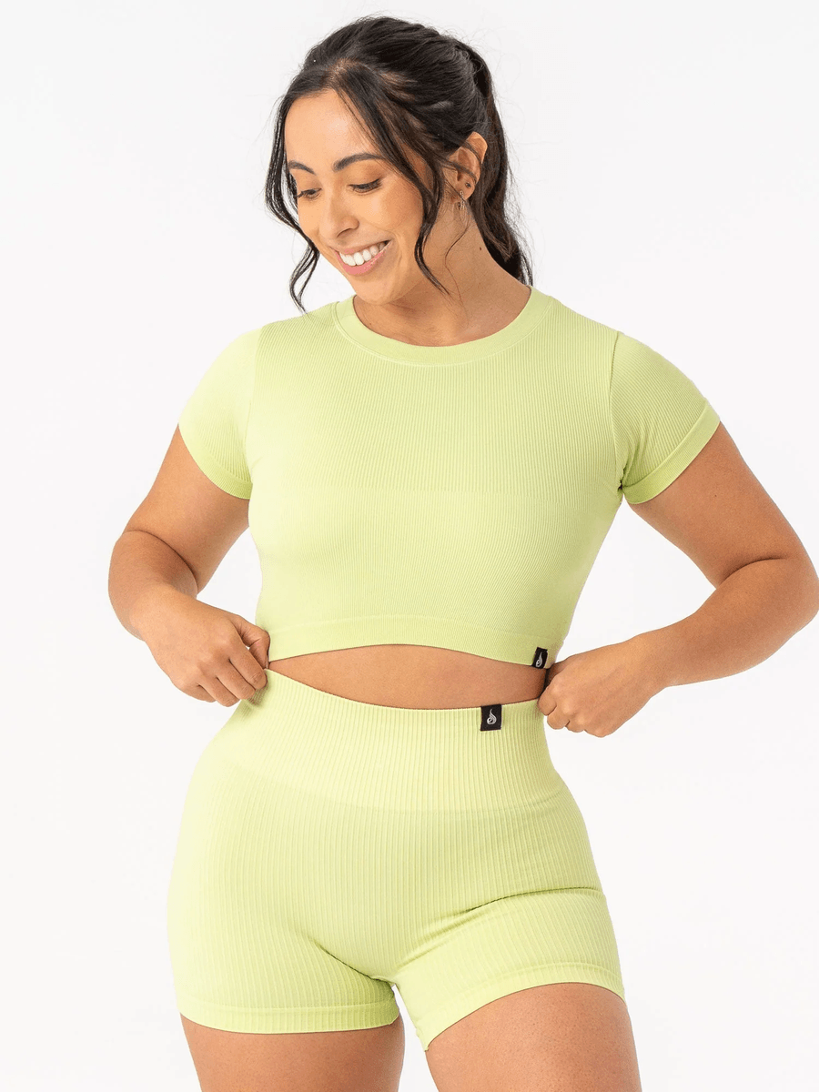 Ryderwear Rib Seamless T-Shirt - Lime