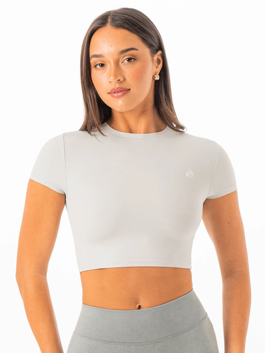 Ryderwear NKD Cropped Tee - Sage
